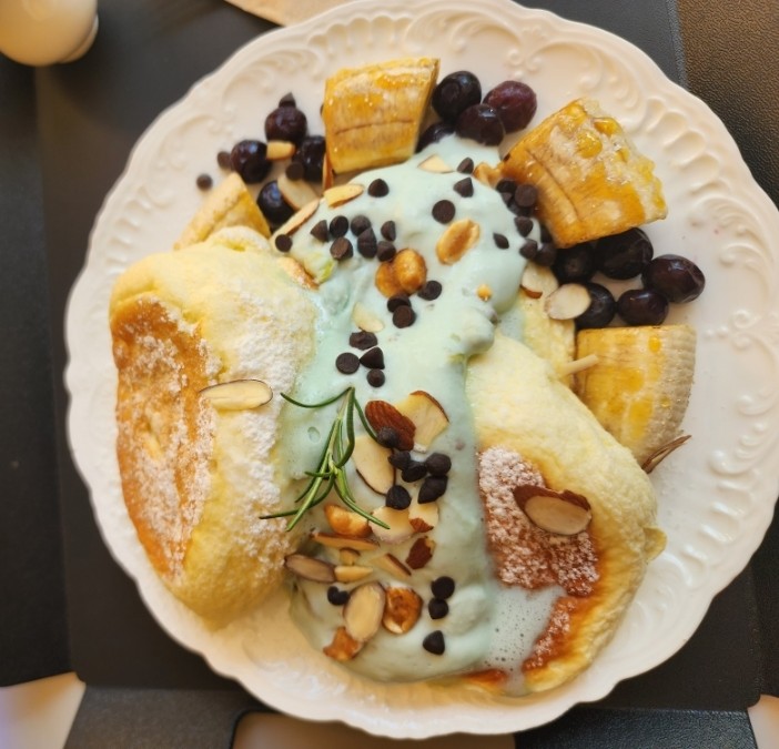  동백 젠젠 용인 브런치카페  수플레 팬케이크 맛집