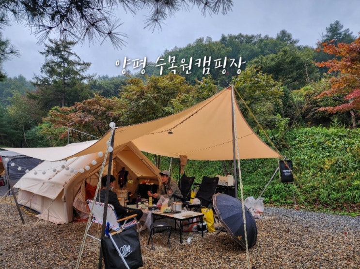  13. 양평수목원캠핑장_우중캠핑 & 할로윈캠핑