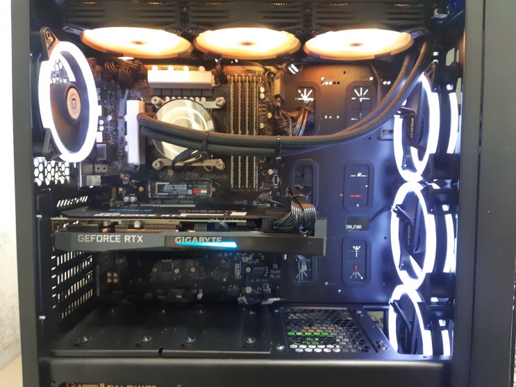  부천 조립컴퓨터 i9 12900F DDR5 메모리 128기가 RTX3070 DX-360 ARGB 수냉쿨러 고사양 PC