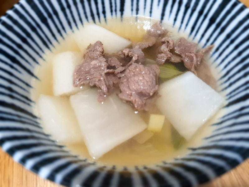 맑은 소고기 무국