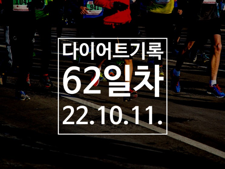 [다이어트기록DAY62] 런데이 3km 달리기!!