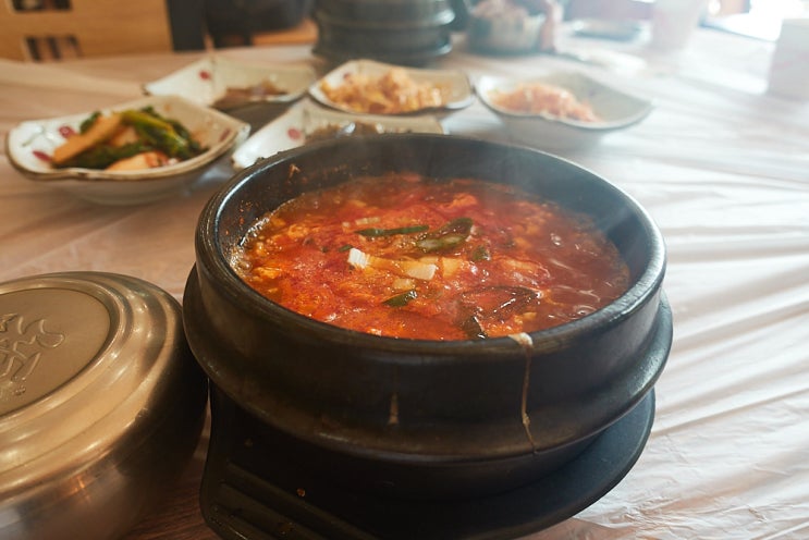  공주 동학사 맛집 삼부자손두부집