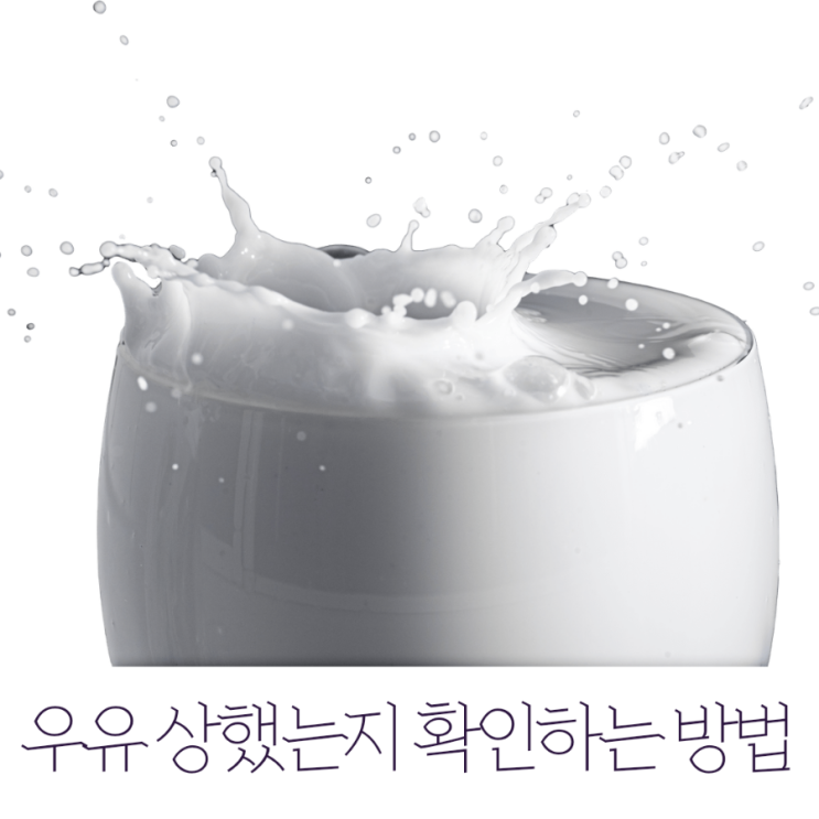  우유 상했는지 확인하는 방법과 우유 소비기한 정리