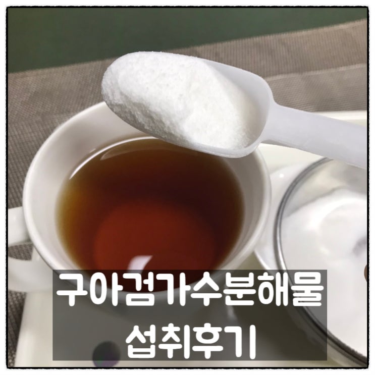 구아검가수분해물 설사 변비직빵 프리바이오틱스 섭취후기