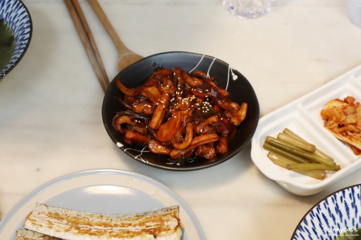  올쿡24 독산점 독산동밀키트 맛있는 오징어볶음 레시피