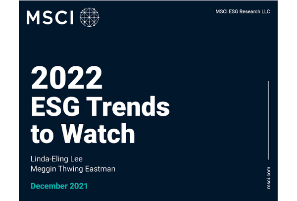 2022년 ESG 10대 트렌드