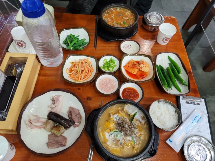 가락동 맛집 가락시장역 함경도 찹쌀순대 국밥 술안주 괜찮은 저녁 맛집