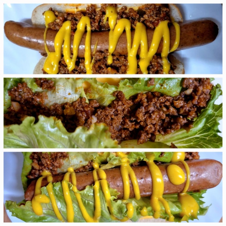  핫도그 샌드위치 만들기/피코크 잔슨빌 폴리쉬 핫도그 소시지 맛있네요(삼립 핫도그번)