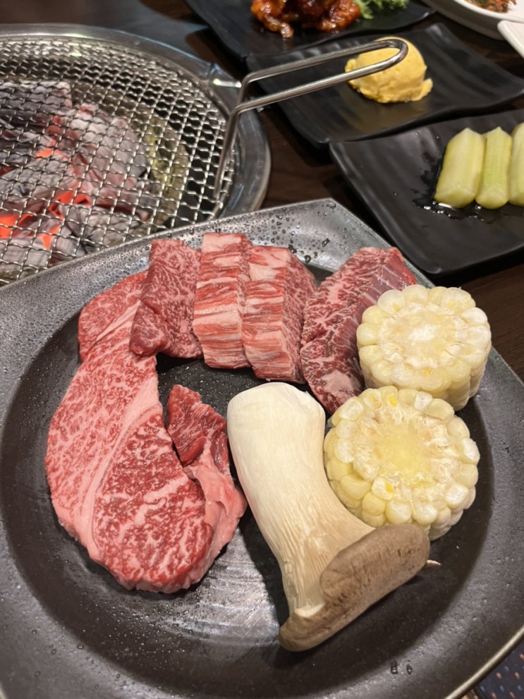  강남역 소고기 # 꽃등심이 맛있는 역삼역 고기집 : 진씨화로 강남역본점