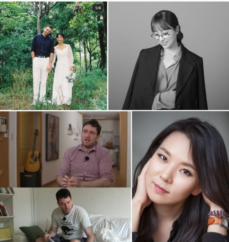 임현주 아나운서 결혼 예비신랭은 영국 출신 작가 다니엘 튜더 곽정은 결별 안경 노브라 생....