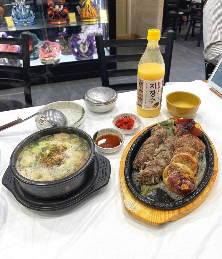  강원도 속초 중앙시장 오징어 순대 국밥 맛집 장터순대국