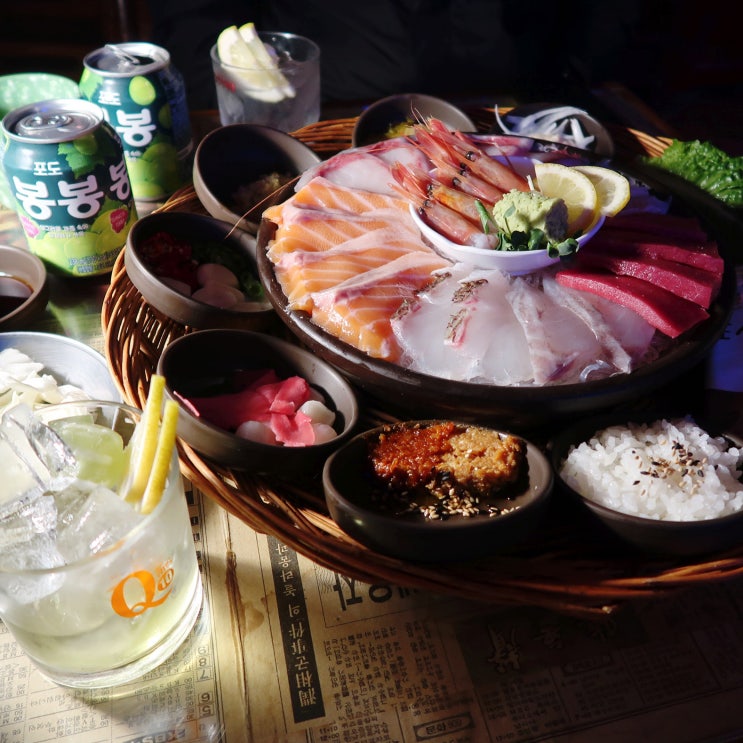  광주 쌍촌동 맛집 독도집 레트로 감성 술집 모듬회