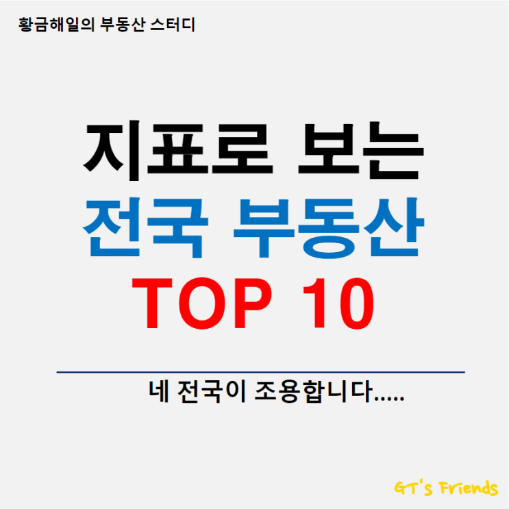  전국 부동산 지표 TOP10 지역 (feat. 시장강도, 매매가격, 거래량, 미분양)
