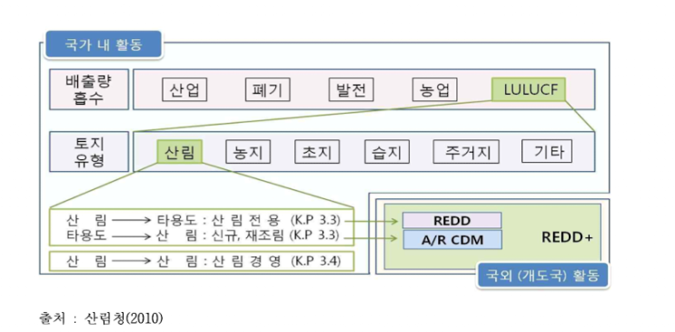  REDD+와 산림부문 협력사업