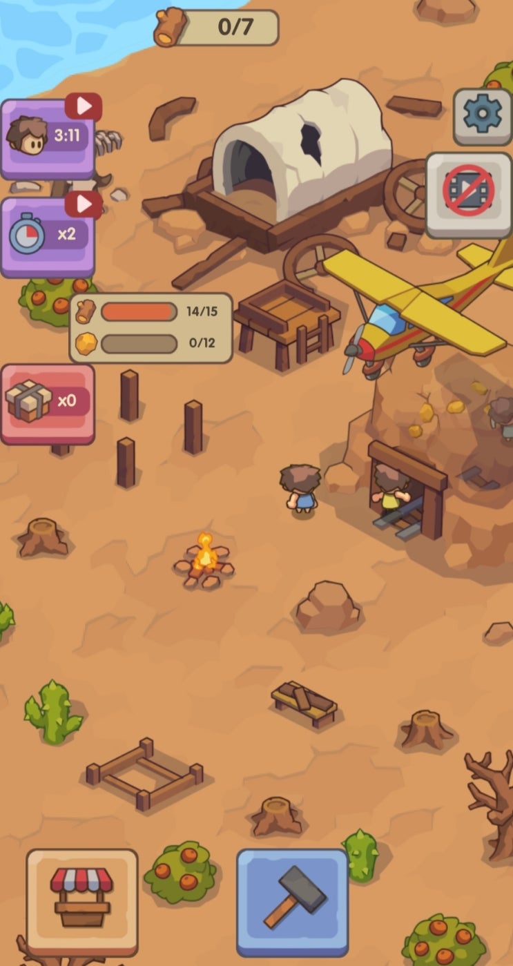  [Stone Age Survival 1] 석기시대? 노노 무인도에서 살아남기