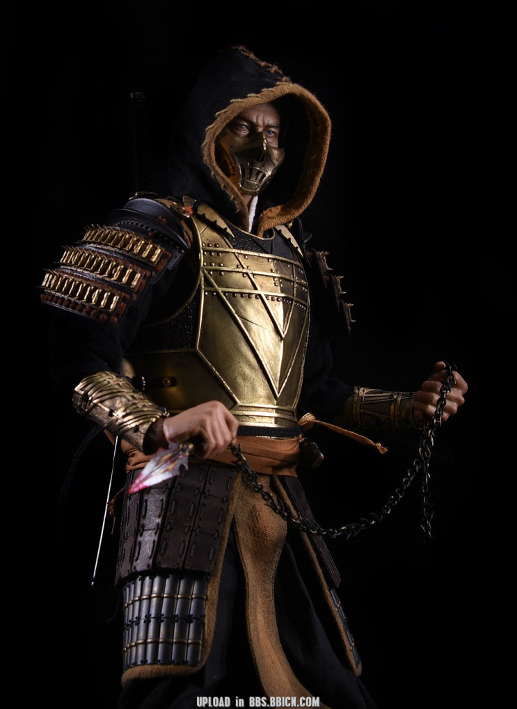  『POP TOYS」1/6 Mortal Kombat - Warrior Scorpion 모탈컴뱃 - 스콜피온 (모탈컴뱃 2021 버전) 실제품 [해외 리뷰]
