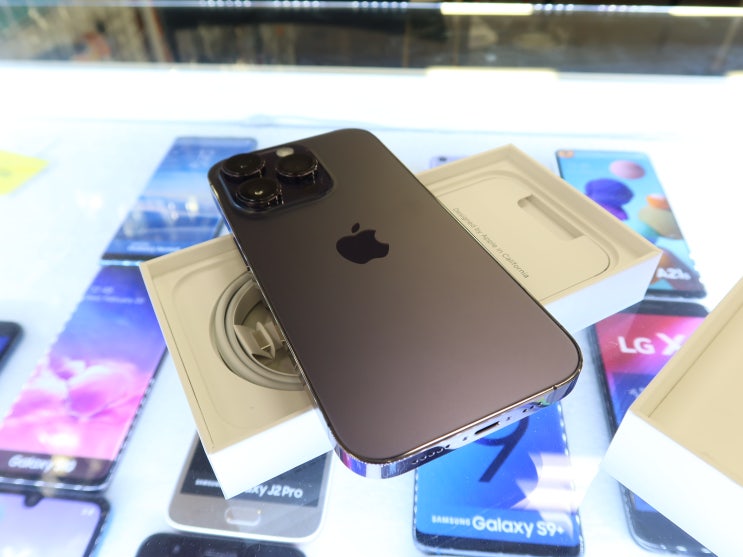  강변테크노마트 핸드폰 성지 아이폰14PRO 딥퍼플 후기