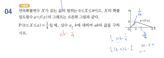  [통계학] 고등학교 수학문제