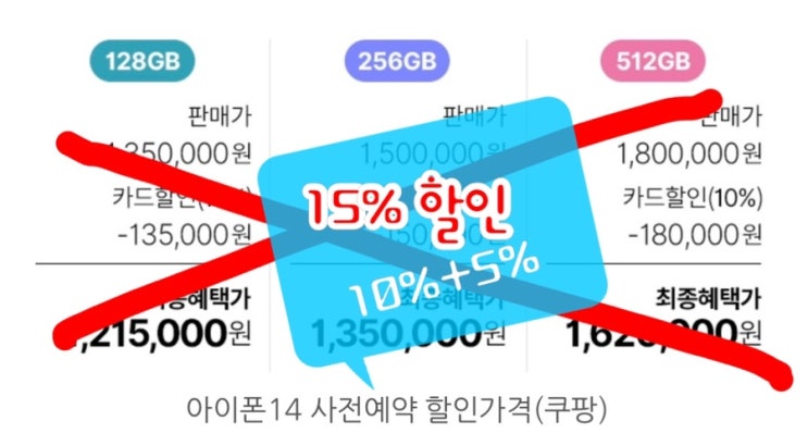  [Q&A] 통신사 번호이동할때 아이폰은 할인 혜택이 별로인가요? (아이폰14/14Plus/14pro) - 쿠팡 사전예약 할인가격