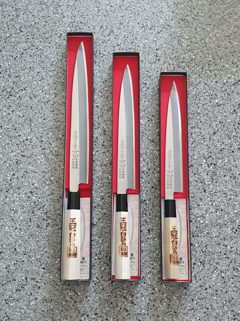 백로 단조 사시미/ 백로 단조 이도 사시미