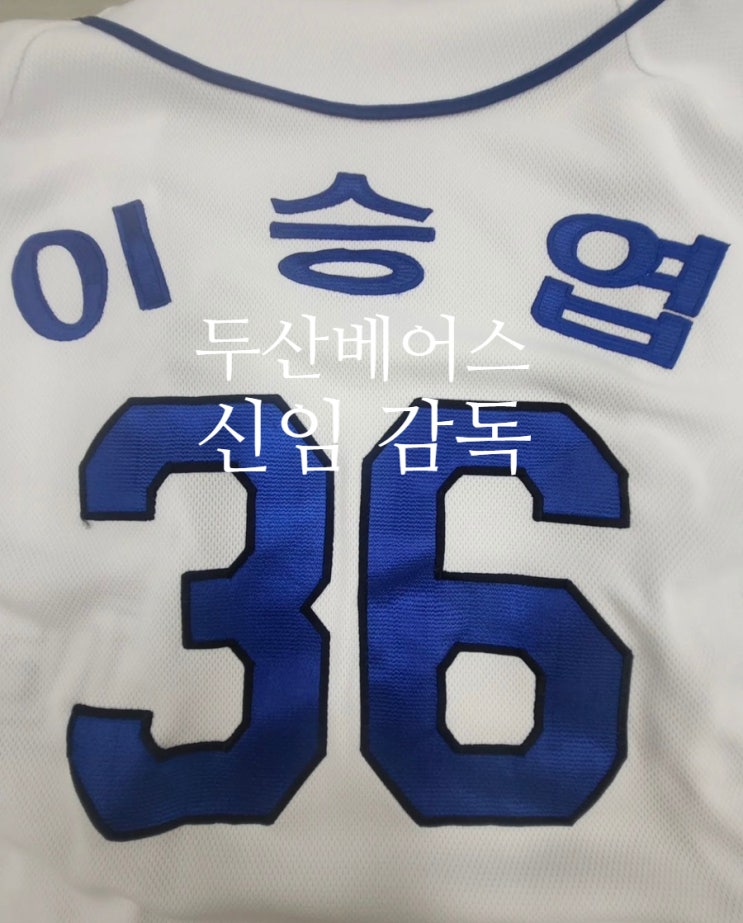 [두산베어스] <b>국민타자</b> 이승엽 신임 <b>감독</b>, 차기 사령탑으로... 