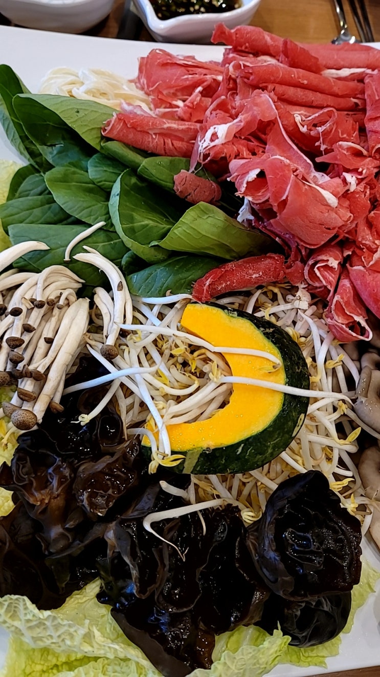  안산 물왕리 맛집 물왕버섯농원 샤브샤브집 후기