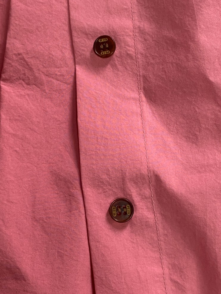 게드셔츠(ged) 핑크색 셔츠