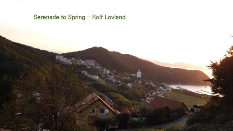 Serenade to Spring - Rolf Lovland Serenade to Spring - Rolf Lovland