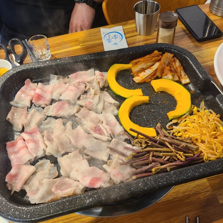  연산 고깃집, 대패종류가 많은, 오방 맛집 안서방 대패삼겹살  돈 내산)