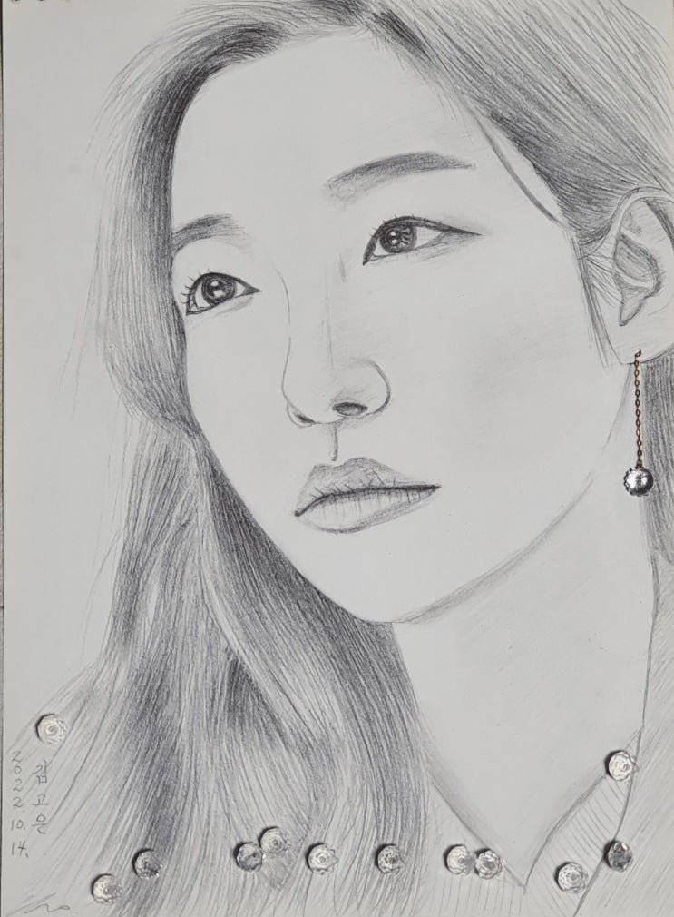 배우 김고은씨 완성 그림 ^^