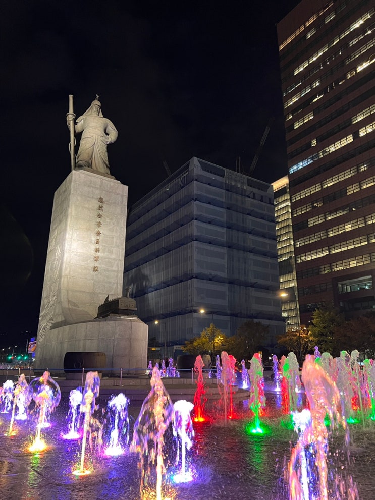 서울 야경 명소 광화문 광장