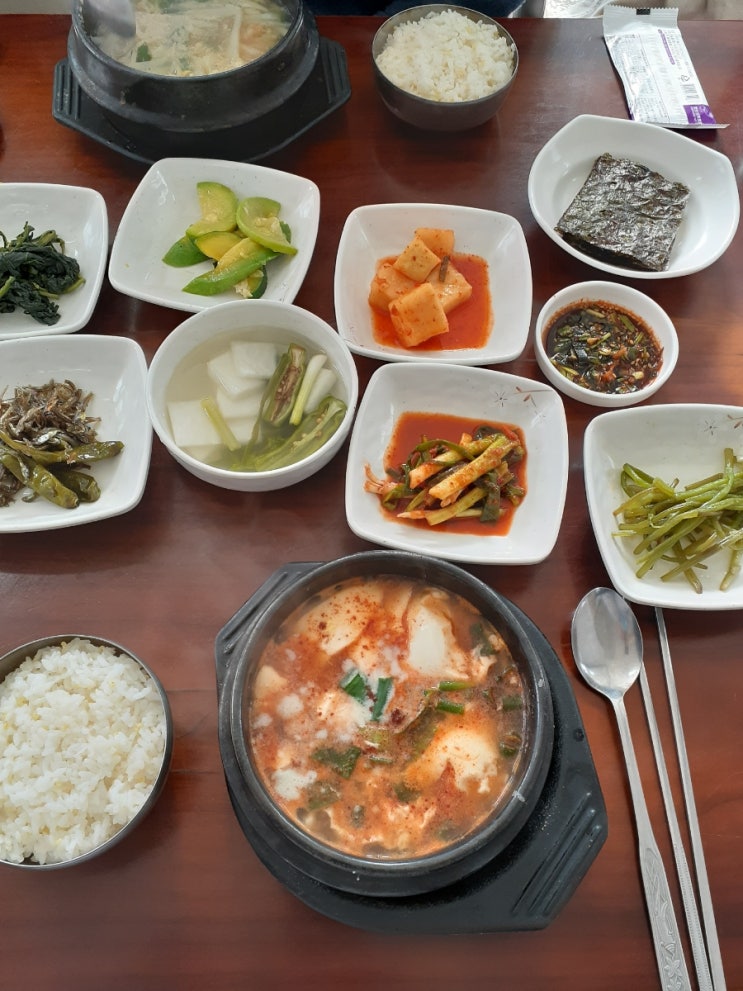  엄마와 함께한 순두부와 북엇국