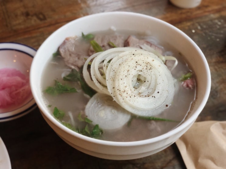  정자동 효뜨 꽌, 베트남 요리 맛있구나.