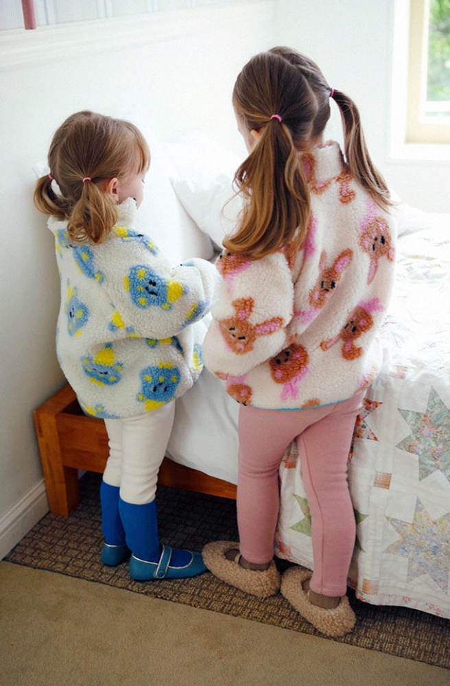  엠버 키키 덤블 점퍼 부클 후리스 겨울 아우터 추천