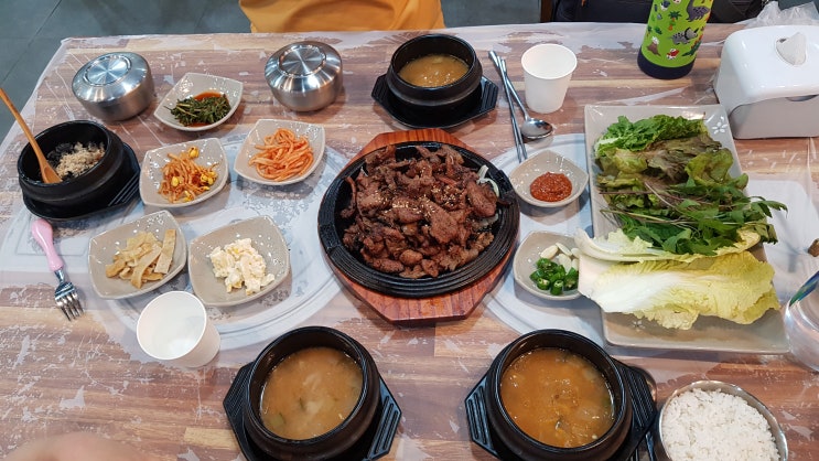  에버랜드 아이랑 가기 좋은 식당/건강한우렁쌈밥집 봄날쌈밥/에버랜드맛집
