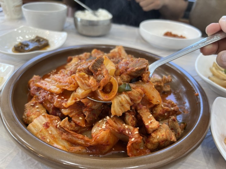  회산동 강릉맛집 내곡동에서 가까운 깔끔하고 매콤한 술안주로도 좋은 회산돼지두루치기 두루치기전문점