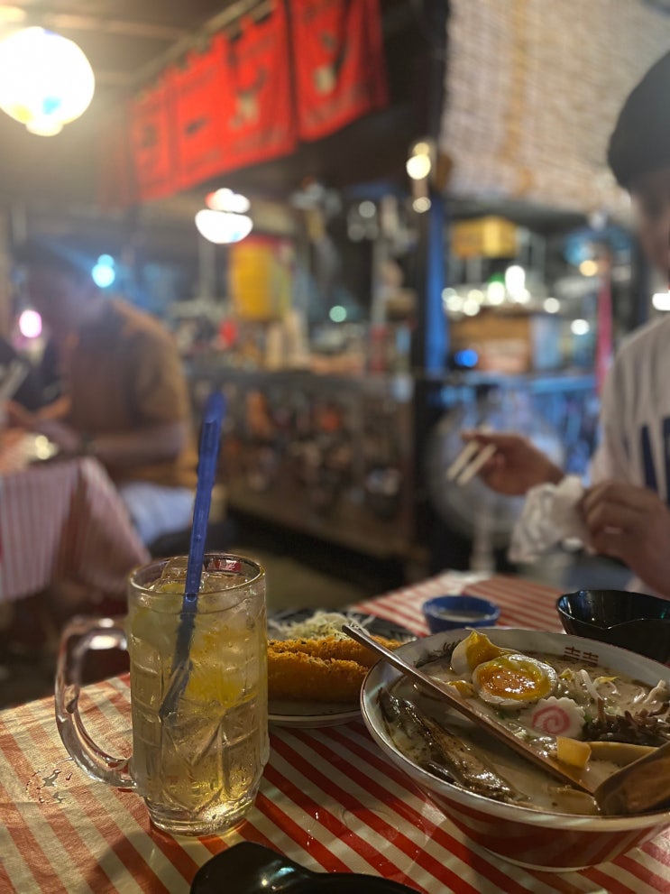  부산 범일동 포장마차거리 '라멘맛집 오라이멘/포장마차 개미'