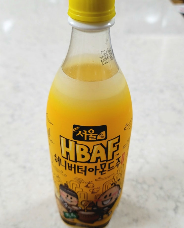  허니버터아몬드주 막걸리효능 변비에 좋아요