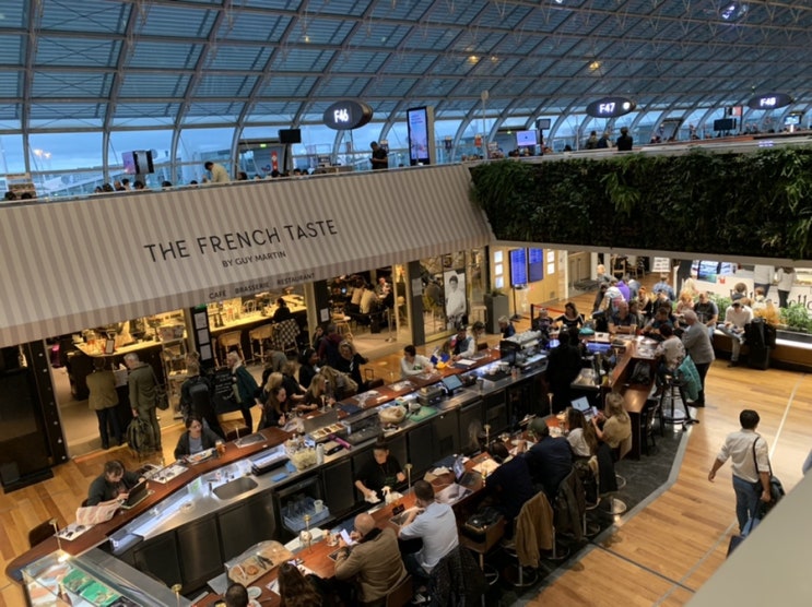 에어프랑스 파리 샤를드골 공항 2F 터미널 식당 후기 에어프랑스 파리 샤를드골 공항 2F 터미널 식당 후기