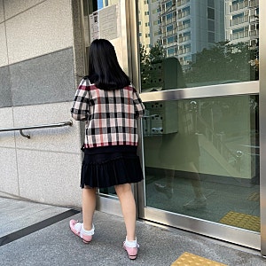 닥스키즈 시그니쳐 앙상블 가디건 (DSF11KC53M-BG/롯데on에서 내돈내산)