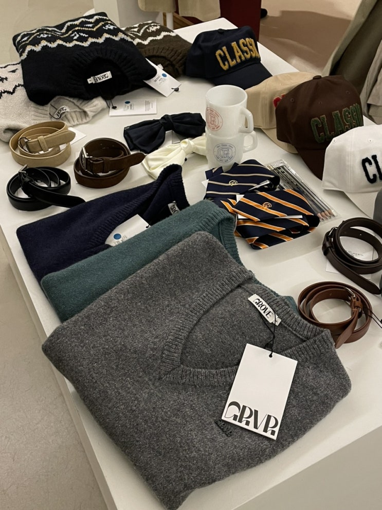  한남동 그로브스토어 쇼룸 (GROVE) | 집념의 22 FW 가을 니트 구매