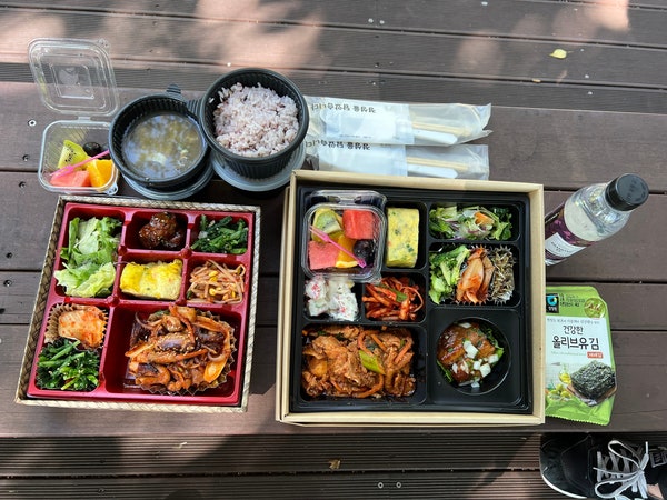  퀄리티 좋았던 강남 프리미엄 고급 도시락 배달 단도락 서초 역삼 단체 도시락