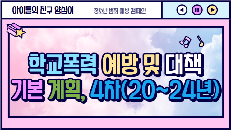 4차 학교폭력 예방 및 대책 기본 계획, 교육부 발표(2020~2024년)
