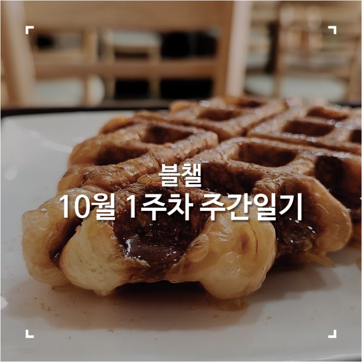  [블챌]맛집탐방하다 지나간 10월 1주차 주간일기