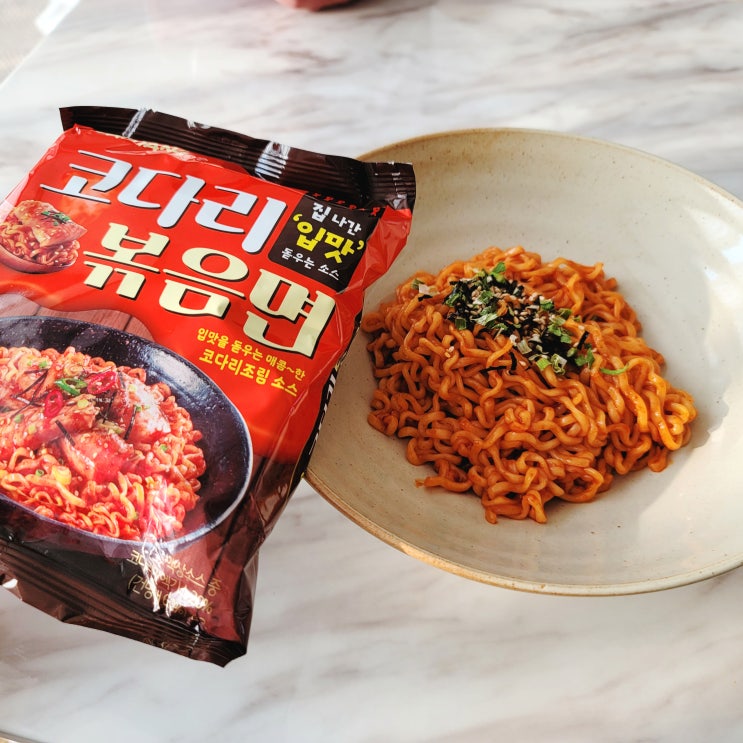  라면신제품! 삼양식품 코다리볶음면