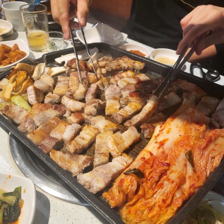  강동 상일초 송가네 삼겹살/감자탕 맛집