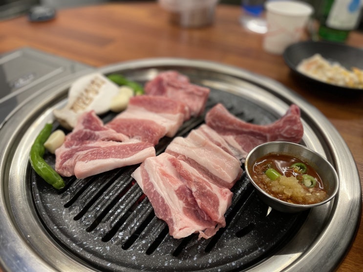  용인 동백동 맛집 / 제일상회, 뼈삼겹살 멜젓 조화 최고!