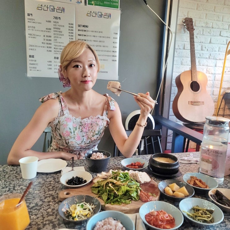  제주 돔베고기 성산마씸 애견동반식당 밥집