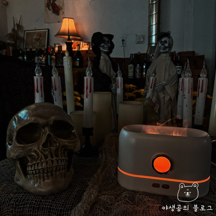  캠핑 감성 그대로 클라씨 불멍 가습기