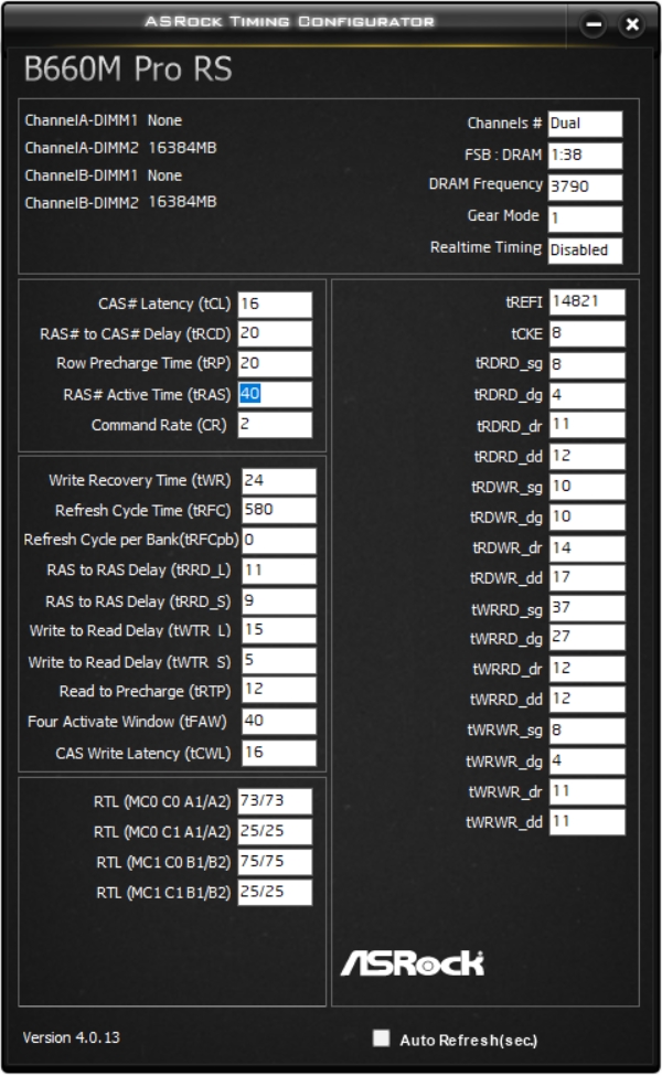12600K + B660M PRO RS + Crucial Ballistix 32g(16g x2) 램 오버 후기 12600K + B660M PRO RS + Crucial Ballistix 32g(16g x2) 램 오버 후기